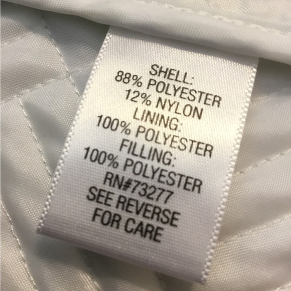 Croft & Barrow Jacket lightweight. 3 season. 4 button 2 pocket winter white. - Picture 4 of 9